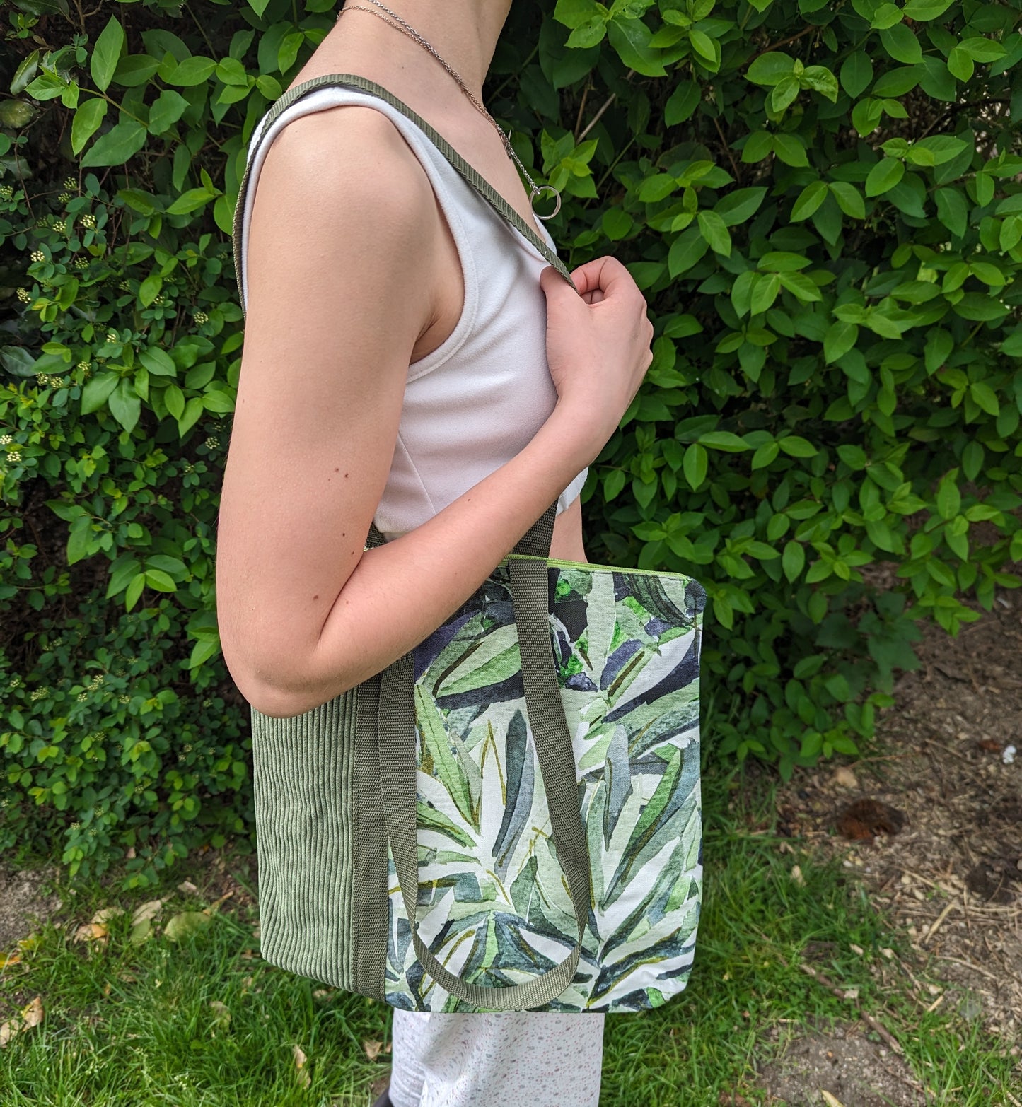 Sac à main Feuille Verte